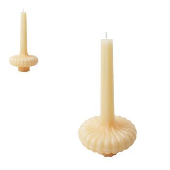 Polycarbonate candle mould in the shape of a ball 75mm