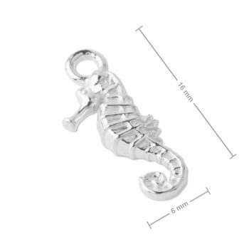 Silver pendant sea horse No.984