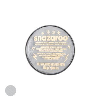 Snazaroo face paint metallic silver color 18ml