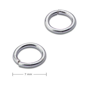 Jump ring 7mm silver