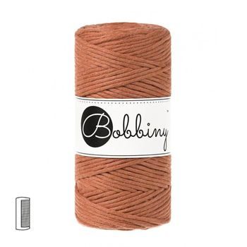 Bobbiny Fir textil Macramé Regular 3mm Terracota