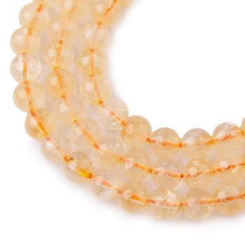 Citrine beads 8mm