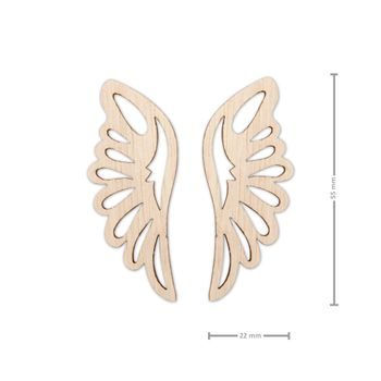 Směs dřevěných vánočních výřezů 20ks