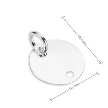 Sterling silver 925 pendant for engraving No.472