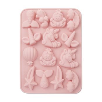 Set of 6 silicone moulds for casting creative clay flowers