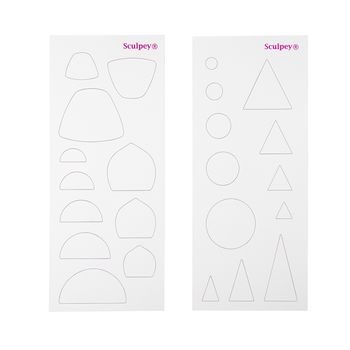 Set of stamps for polymer clay