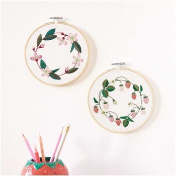 Embroidery kit decoration 4 seasons