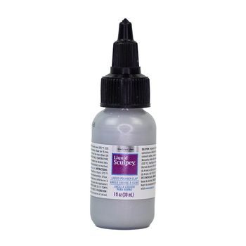 Sculpey tekutá polymerová hmota 30ml Silver v barvě stříbra