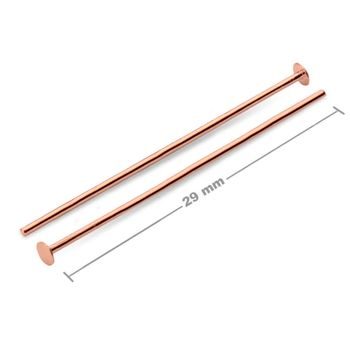 Headpins 29mm rose gold