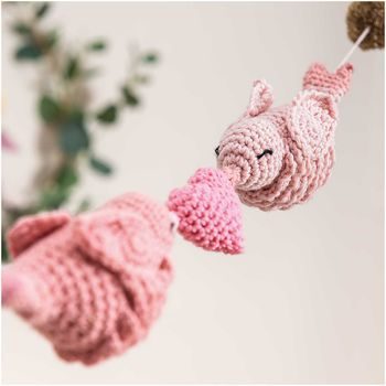 Cotton crochet yarn Ricorumi dk shade 014 fuchsia