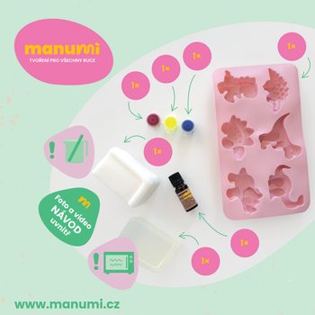Manumi kreativní sada na výrobu vonné soli do koupele