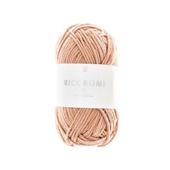 Cotton crochet yarn Ricorumi dk shade 066 clay