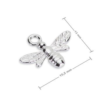 Sterling silver 925 pendant bee No.516