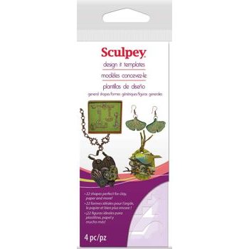 Sculpey set of templates various shapes