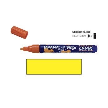 Fabric marker Texi Max JAVANA OPAK yellow