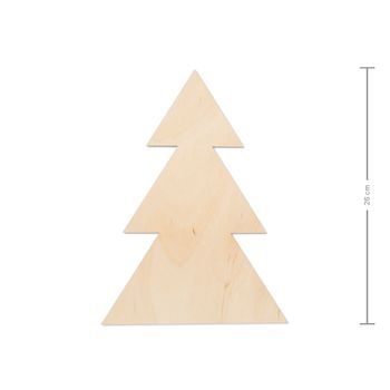 Wooden cutout tree full 26cm