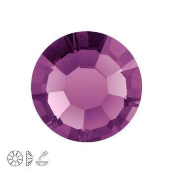 Preciosa MC glue-on chaton roses MAXIMA SS20 Amethyst