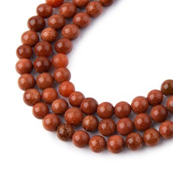 Goldstone beads 6mm