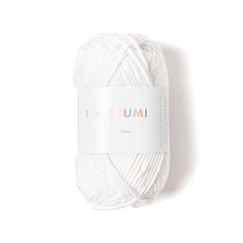 Cotton crochet yarn Ricorumi dk shade 001 white
