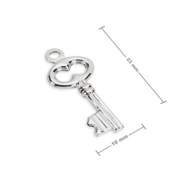 Sterling silver 925 pendant key No.493