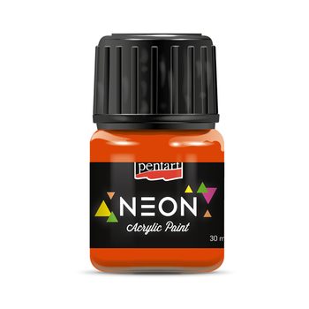 PENTART akrylová barva neonová 30ml oranžová