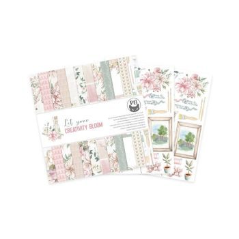 Set of double-sided papers for scrapbook 30x30cm 12 sheets P13 Let your Creativity bloom