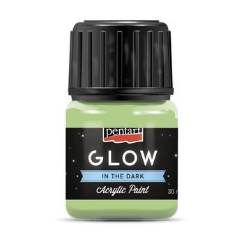 PENTART acrylic paint glowing in the dark 30ml green