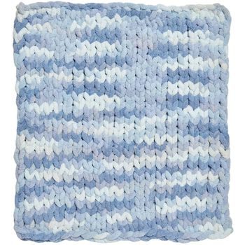 Rico design crochet yarn Chenillove Super Big Print shade 001 cream