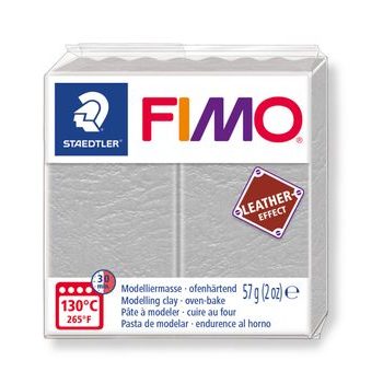 FIMO Leather Effect (8010-809) dove grey