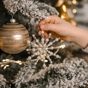 Manumi kreativní sada na dekorování vánočních ozdob stříbrná