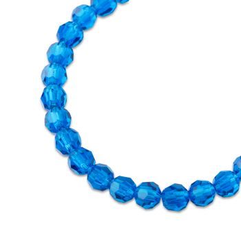 Preciosa MC perle guľatá 4mm Capri Blue č.214