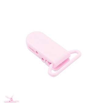 Plastic dummy clip 37x16x9mm Rose Pink