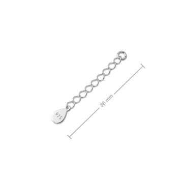 Sterling silver 925 extension chain 38mm No.682