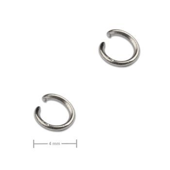 Spojovací kroužek z chirurgické oceli 4 mm