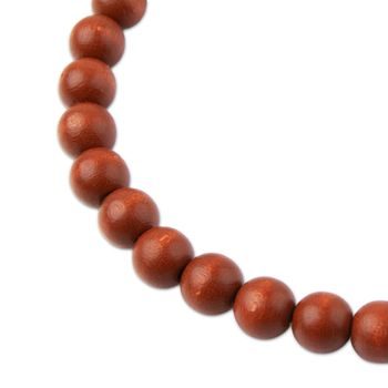 Manumi czech wooden beads 4 mm black