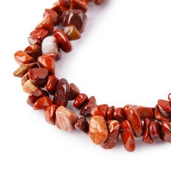 Red Jasper crystal chips 80cm