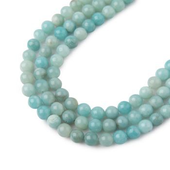 Blue Amazonite beads 4mm