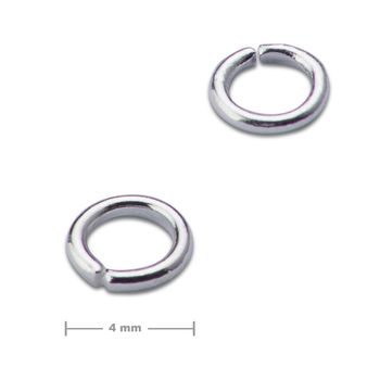 Jump ring 4mm silver