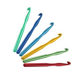 Andrele din aluminiu pentru croșetat 10mm