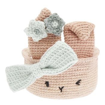 Embroidery kit decoration with a script Hello