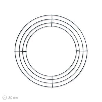 Wire wreath base 30cm