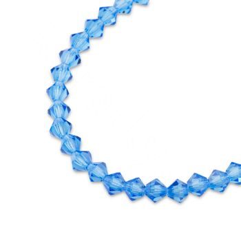 Preciosa MC bead Rondelle 3mm Sapphire