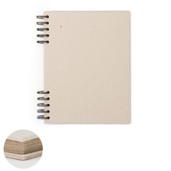 Scrapbookový krúžkový blok na výšku 35 listov A5 v prírodnej farbe 160-200g/m²