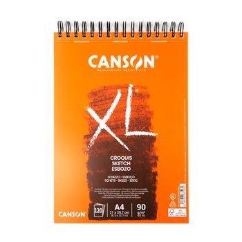 Canson skicár XL Croquis Sketch 120 listov A4 90g/m² krúžková väzba