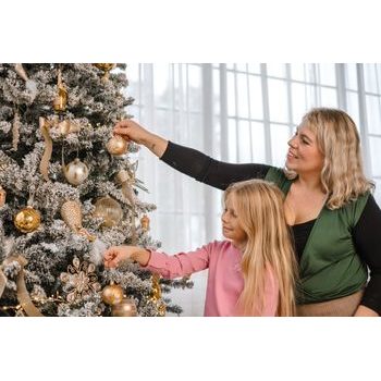 Manumi kreativní sada na dekorování vánočních ozdob stříbrná