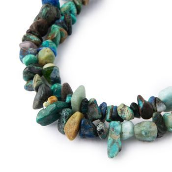 Chrysocolla crystal chips 80cm