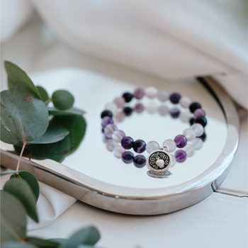 Manumi kreativní sada na výrobu náramku z minerálů se znamením zvěrokruhu Ryby