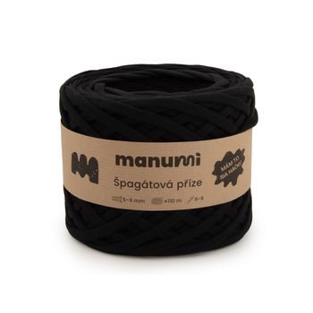 Manumi špagátová příze černá