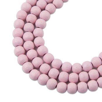 Crochet beads round 16mm Peach Pink