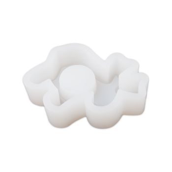 Silicone mould circular holder for 1 candle ⌀140x30mm
